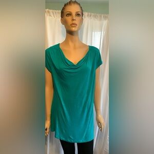Apt 9 Teal Cowl Neck XL Top